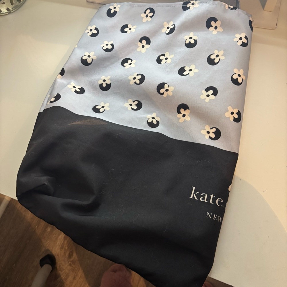 Kate Spade Black and White Floral Bag